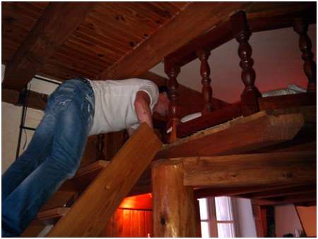 Accès mezzanine réel