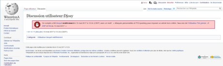 Blocage infini Wikipedia