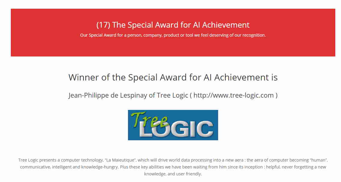 Awards.Ai prix 2017 avec commentaire