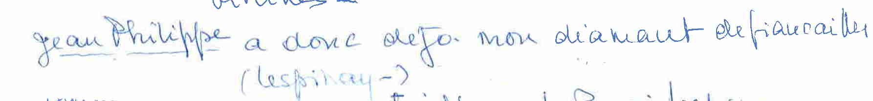 Testament Mioup 2003-2008 'JP a déjà mon diamant de fiançailles'